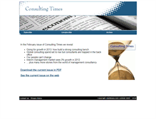 Tablet Screenshot of consulting-times.com